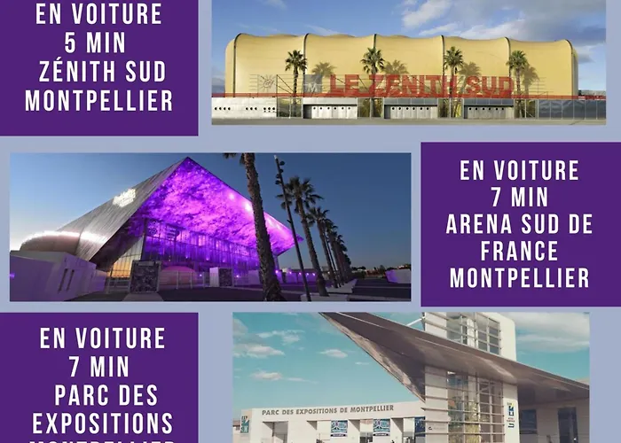 T2 Prestance Proche Parking Montpellier